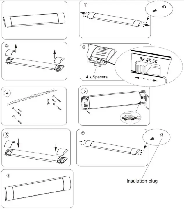Lucci LEDlux 180076 Dawn II 48W Colour Switching Flush Mount-FIG2