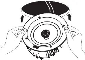 TiGHT AV SPK1 C650T WH 2 Way Ceiling Speaker - Package List 4