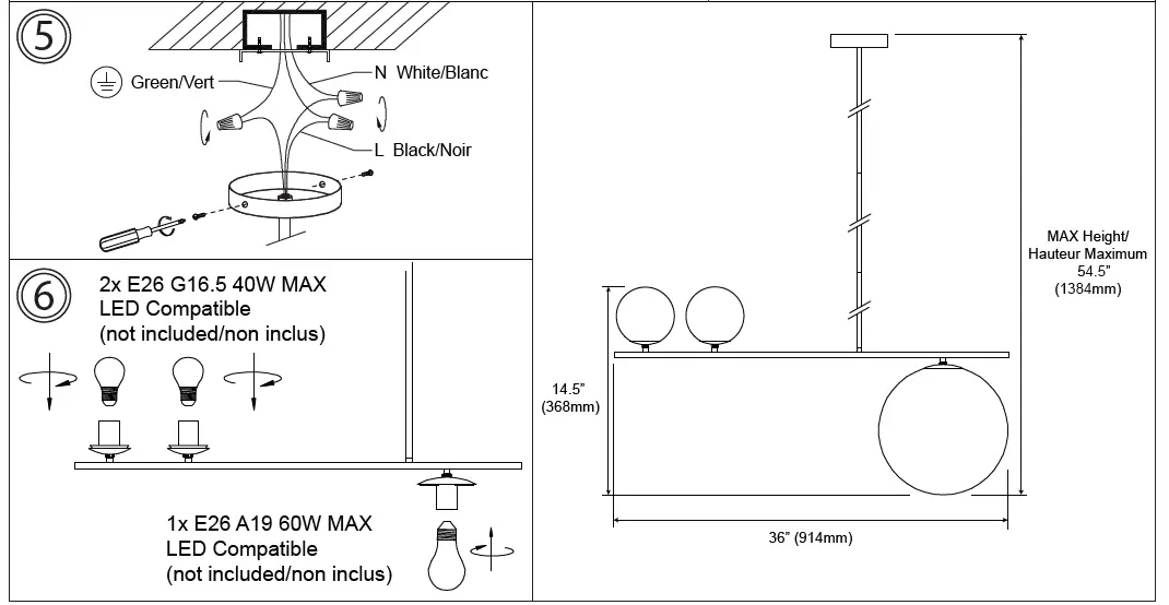 Dainolite-ORN-363P-Opal-Glass -Globe-Pendant-Light-03