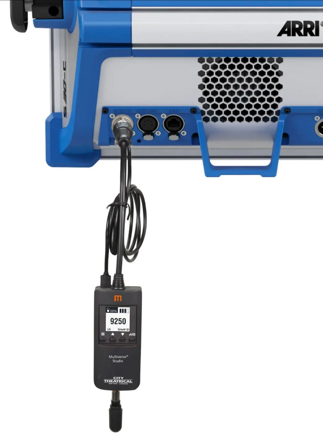 City Theatrical PN 5905 Multiverse Studio Receiver 2.4GHz - Mounting