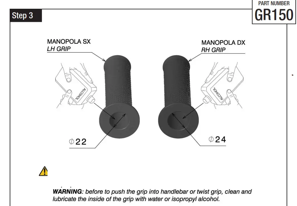 rizoma GR150 Universal Mutation P1 Grips - Featured Image