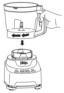 NINJA Professional XL Food Processor - Place Precision