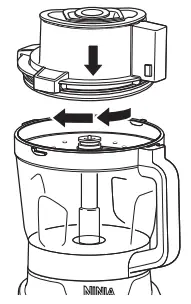 NINJA Professional XL Food Processor - Place feed