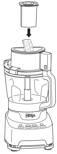 NINJA Professional XL Food Processor - using the small