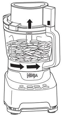 NINJA Professional XL Food Processor - will automatically