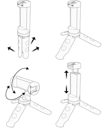 BOWER-BWRWATG150-Top-Grip-Smartphone-Tripod-02