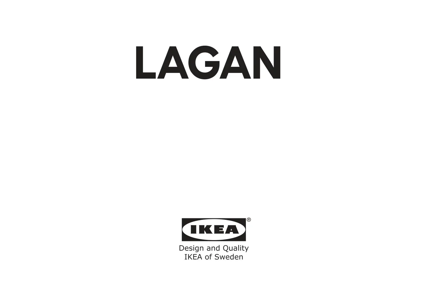 IKEA LAGAN Fridge Instruction Manual