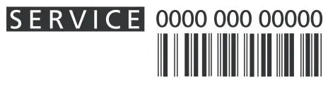 service, bar code icon