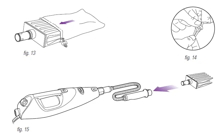 USING THE MINI WEDGE CLEANING TOOL