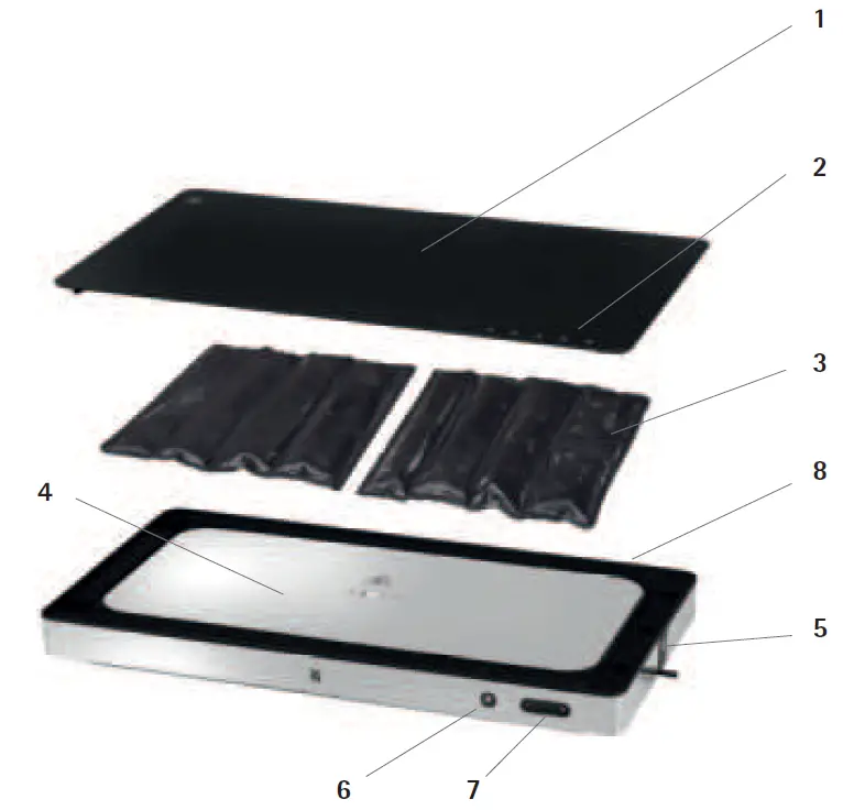 WMF Ambient Electric Cooling and Warming Plate Heat Plate 01