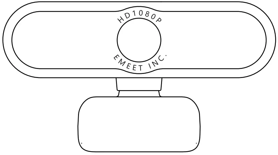 EMEET C965 1080P Webcam with Microphone -