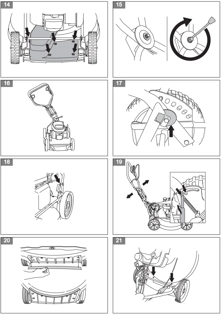 Husqvarna KLIPPO LB 442 Cordless Lawn Mower - fig 2