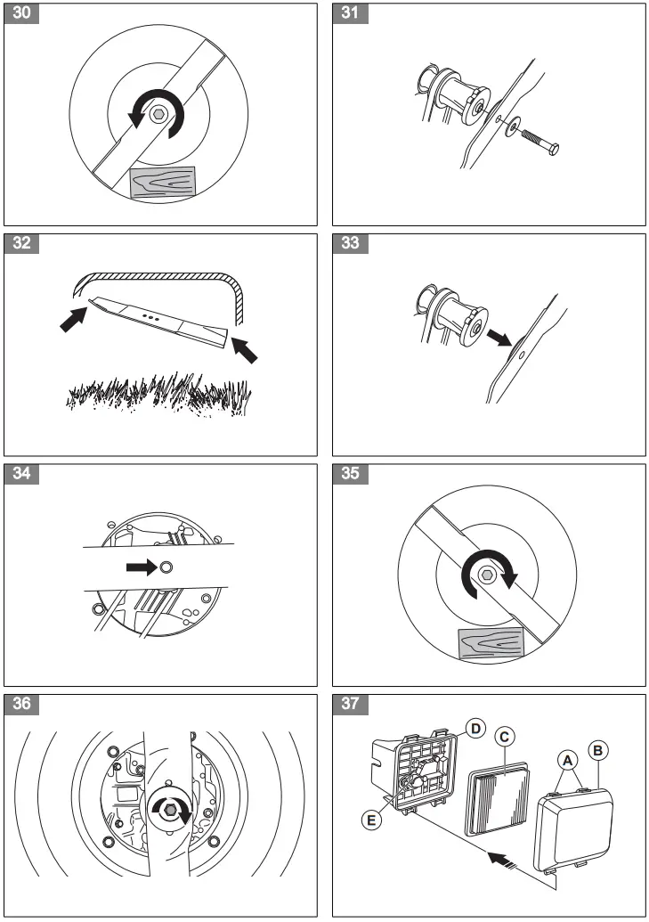 Husqvarna KLIPPO LB 442 Cordless Lawn Mower - fig 4