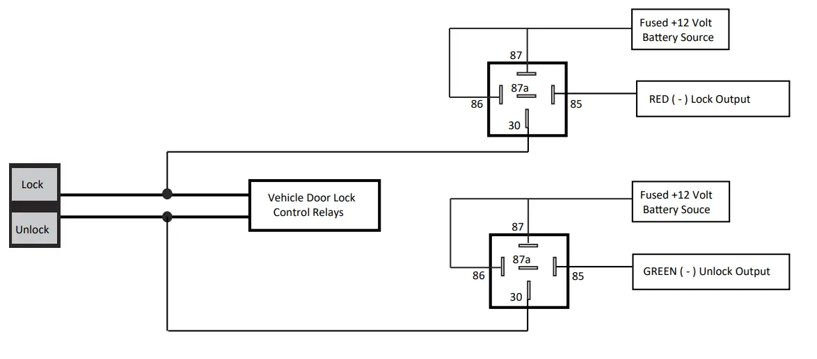 VOXX PRESTIGE Vehicle Security Remote Start System APS787Z - Connections2