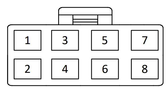 VOXX PRESTIGE Vehicle Security Remote Start System APS787Z - Connector