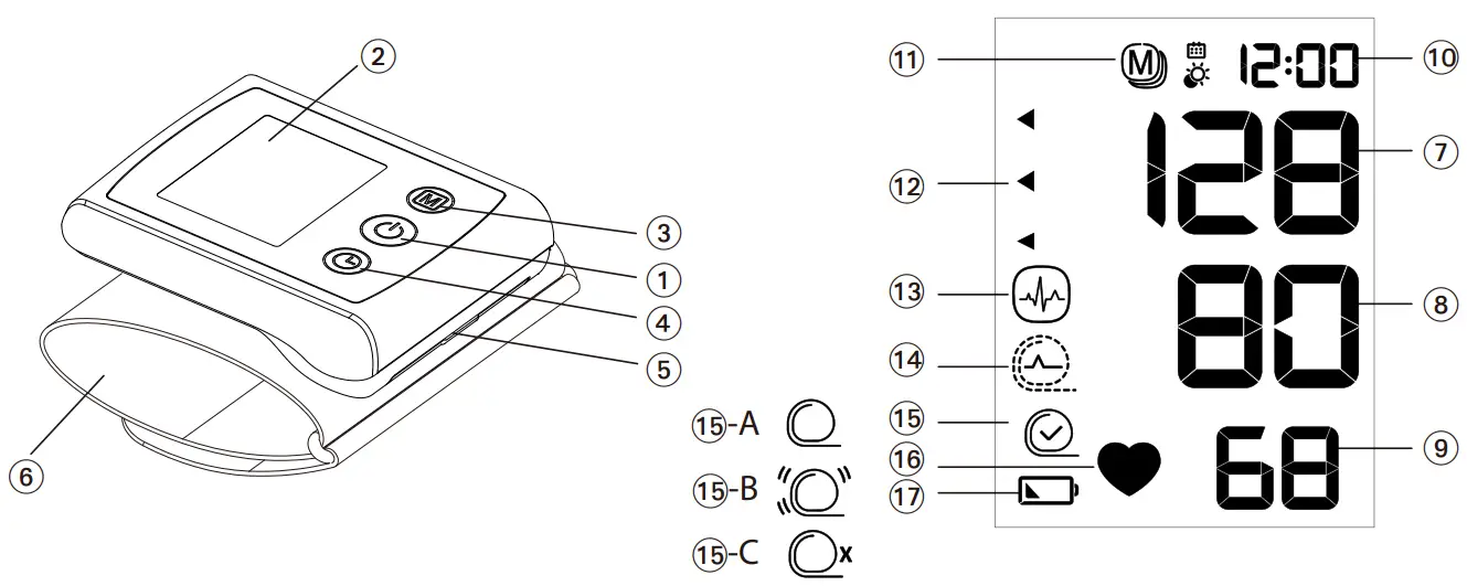 microlife BPW3 Comfort Wrist Blood Pressure Monitor - fig 1
