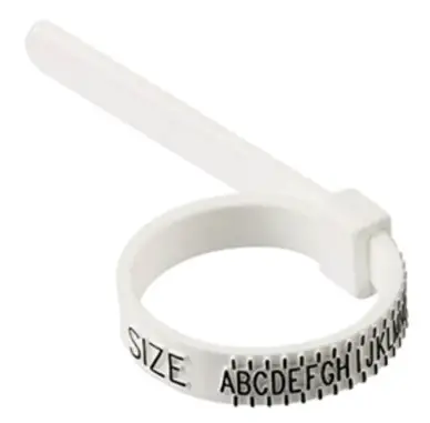 Carrie Elizabeth Printable Ring Size Guide - fig