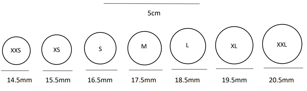Carrie Elizabeth Printable Ring Size Guide