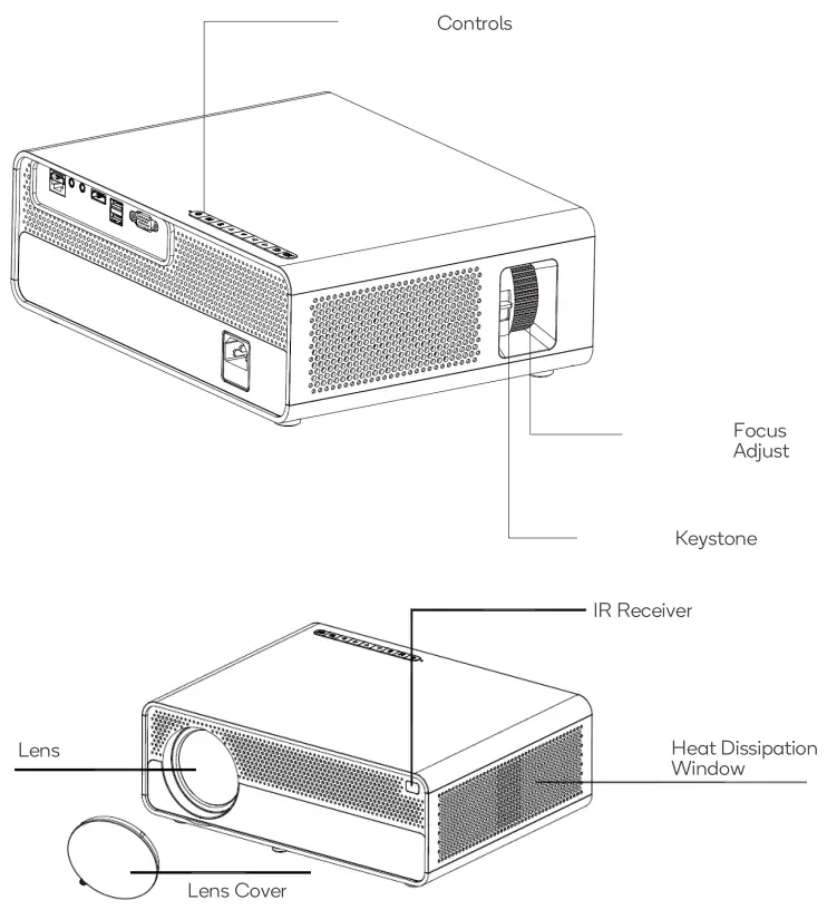 kogan KAF800PRRA 5000 Lumens Full HD Projector (F800) - OVERVIEW