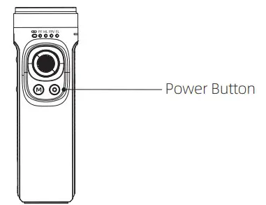 INKEE Falcon Gimbal Stabilizer for Action Cameras- Power Button