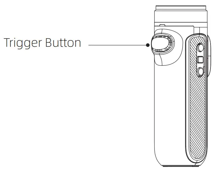 INKEE Falcon Gimbal Stabilizer for Action Cameras- Trigger Button