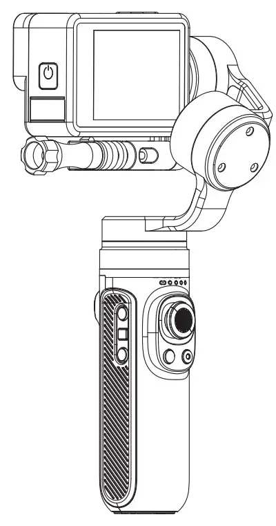 INKEE Falcon Gimbal Stabilizer for Action Cameras