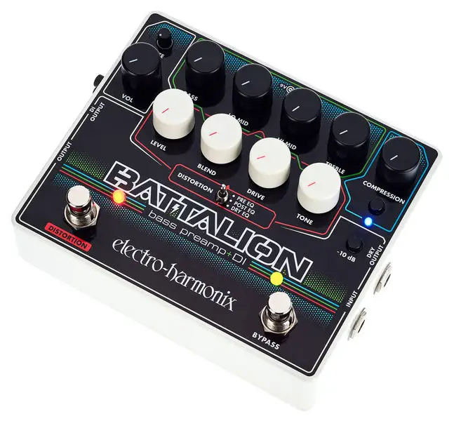 Electro-harmonix Battalion Bass Preamp And Di Pedal User Manual