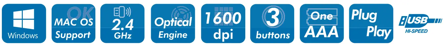 LogiLink ID0193 2.4 GHz Wireless Mouse - icon1