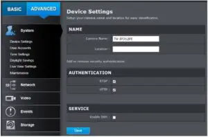Device Settings Fig 1