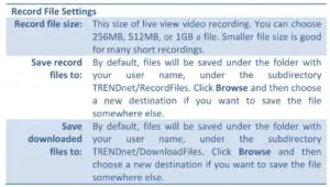 Live View Settings Fig 3