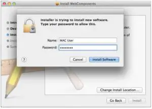 Logging‐in to the Camera (OS X) Fig 10