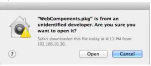 Logging‐in to the Camera (OS X) Fig 6