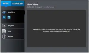Logging‐in to the Camera(Windows) Fig 3