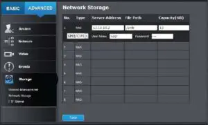 Network Storage Fig 1