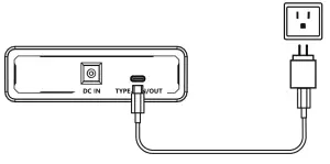 RENOGY R300PHXE Phenix Elite Portable Solar Generator - Recharging via USB-C PD Wall Charger