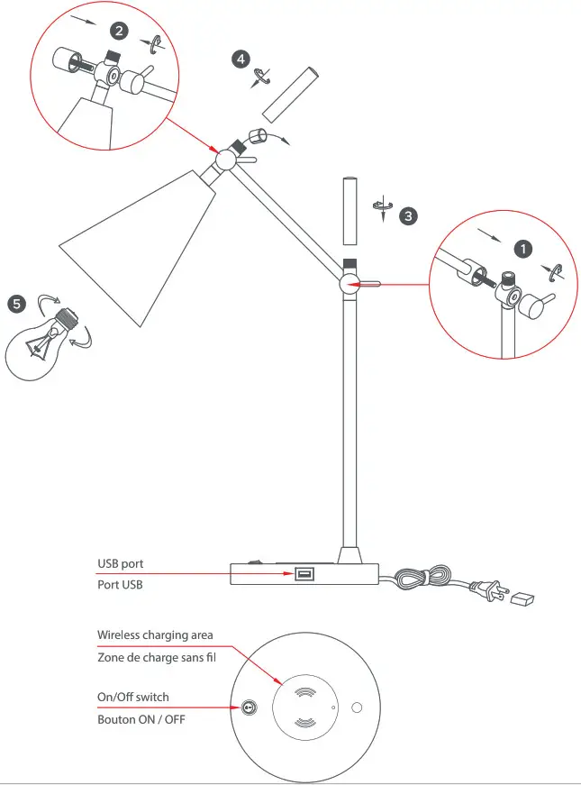 Sully INNOVATIONS UT0797 Desk Lamp - fig1