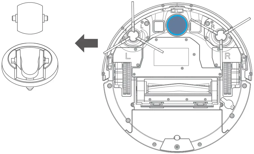 Suzhou 360 Robotic Technology P7 360 Robot Vacuum Cleaner - reinstall