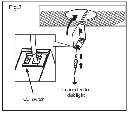 naturaled LED Disk Light 4 6 Inch Round and Square - FIG 2