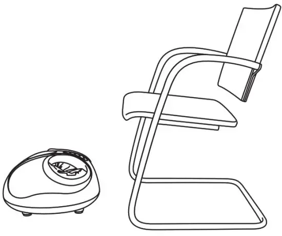 beurer FM 90 Foot Massager - floor