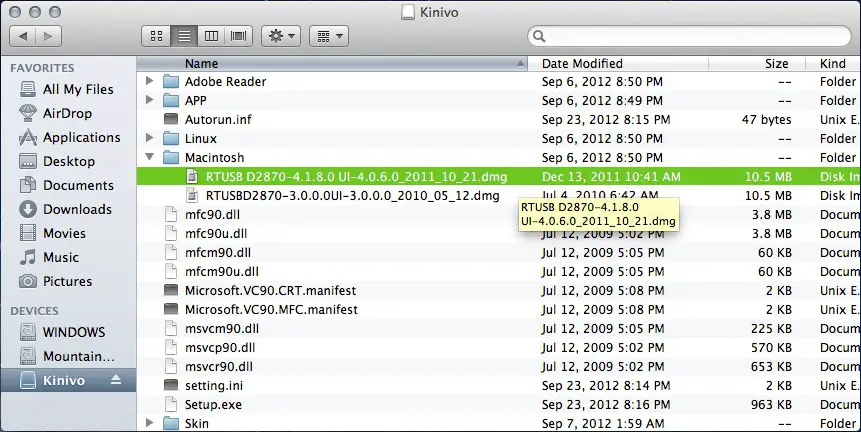 KINIVO WID320 Wireless N USB Adapter- double click