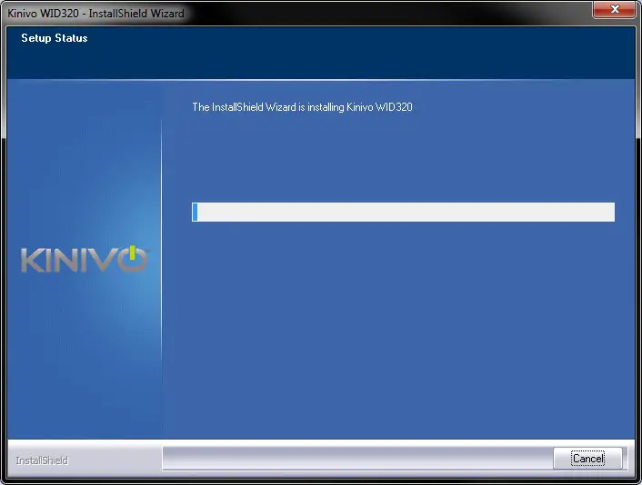KINIVO WID320 Wireless N USB Adapter- installation process