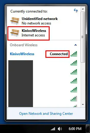 KINIVO WID320 Wireless N USB Adapter- ireless network 2