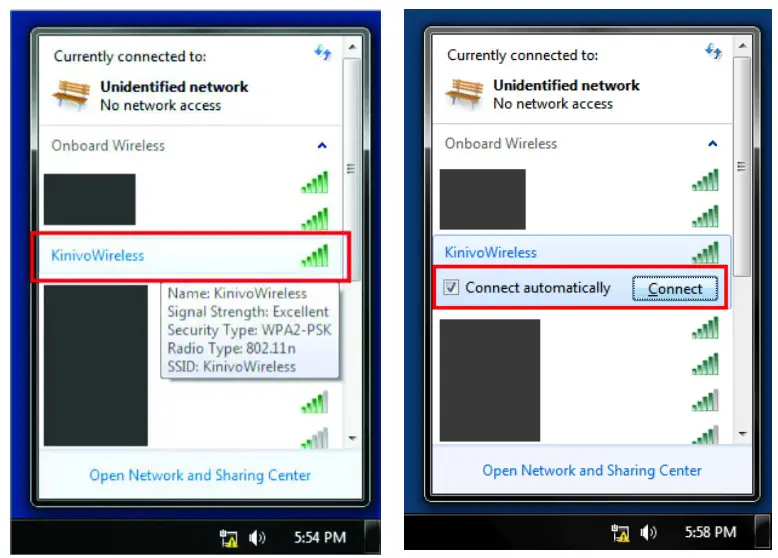 KINIVO WID320 Wireless N USB Adapter- ireless network 2
