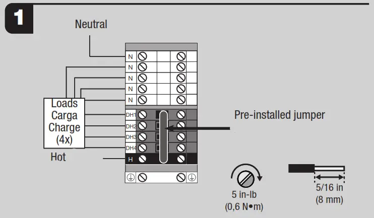 LUTRON QSN-4A5-D Energi Savr Node PRO LED+ Phase Adaptive Power- 1