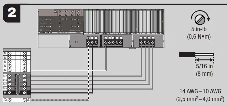 LUTRON QSN-4A5-D Energi Savr Node PRO LED+ Phase Adaptive Power- 2