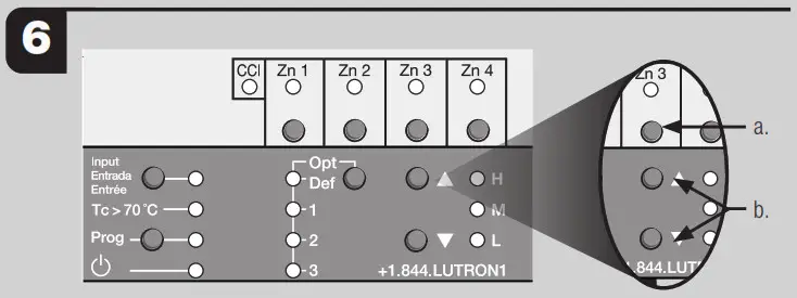 LUTRON QSN-4A5-D Energi Savr Node PRO LED+ Phase Adaptive Power- 6