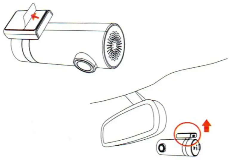 DDPAI min Wifi Full HD Dashcam - Installation 1