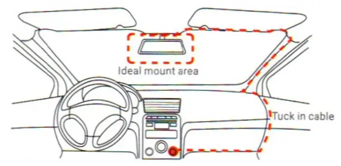 DDPAI min Wifi Full HD Dashcam - Installation 2