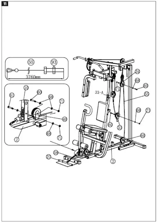 KAYOBA 003153 Home Gym Exercise Machine-10