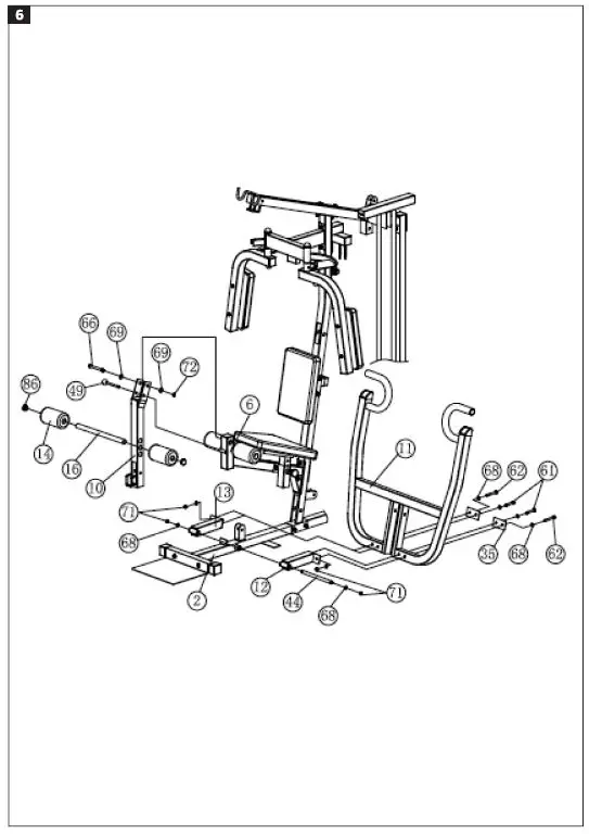 KAYOBA 003153 Home Gym Exercise Machine-6